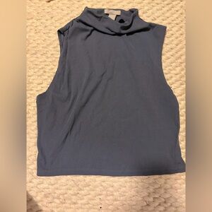 H&M Dark Blue Muscle Tee